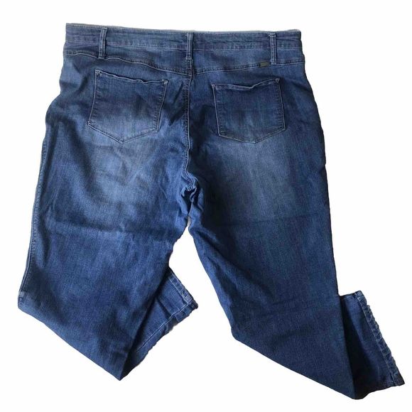 1822 Denim Crop Jeans Womens Plus Size 20W - Picture 2 of 16